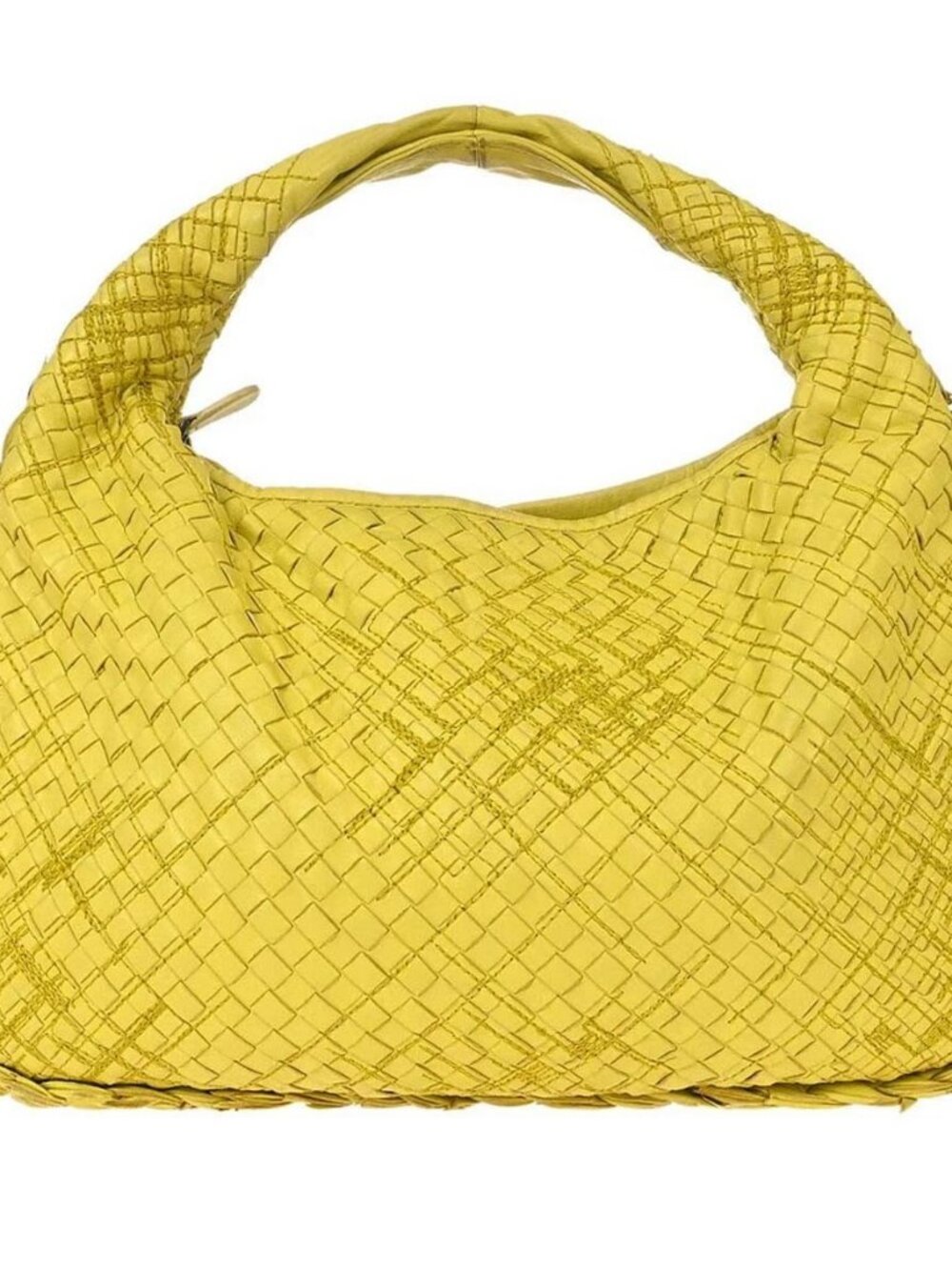 Bottega Veneta Yellow Lambskin